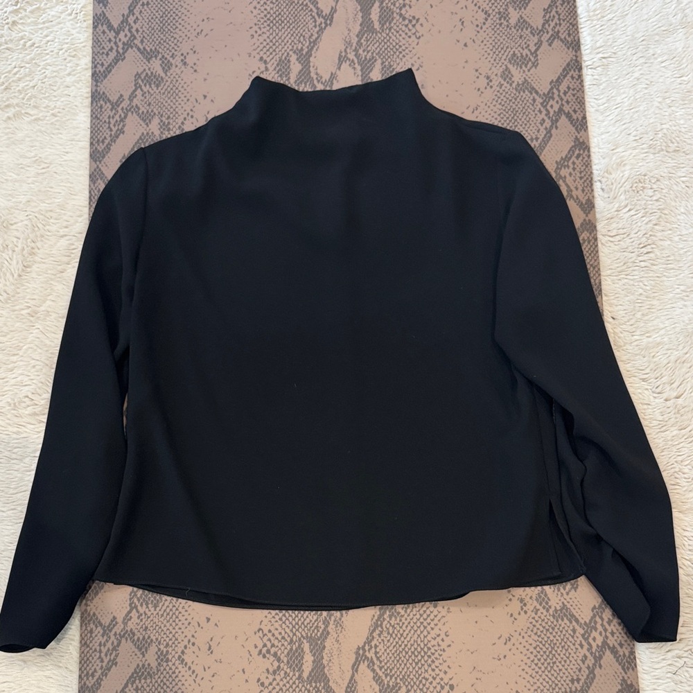 Zara Elegant Black Long Sleeve Top